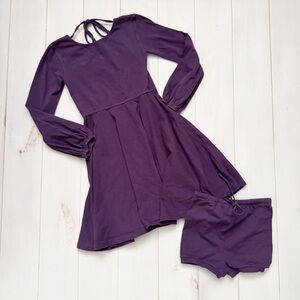 WDW Omi Jo Purple Billow Dress